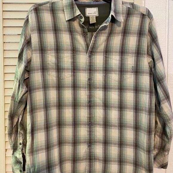 Horny Toad Button Up Shirt Mens Large - Picture 1 of 7